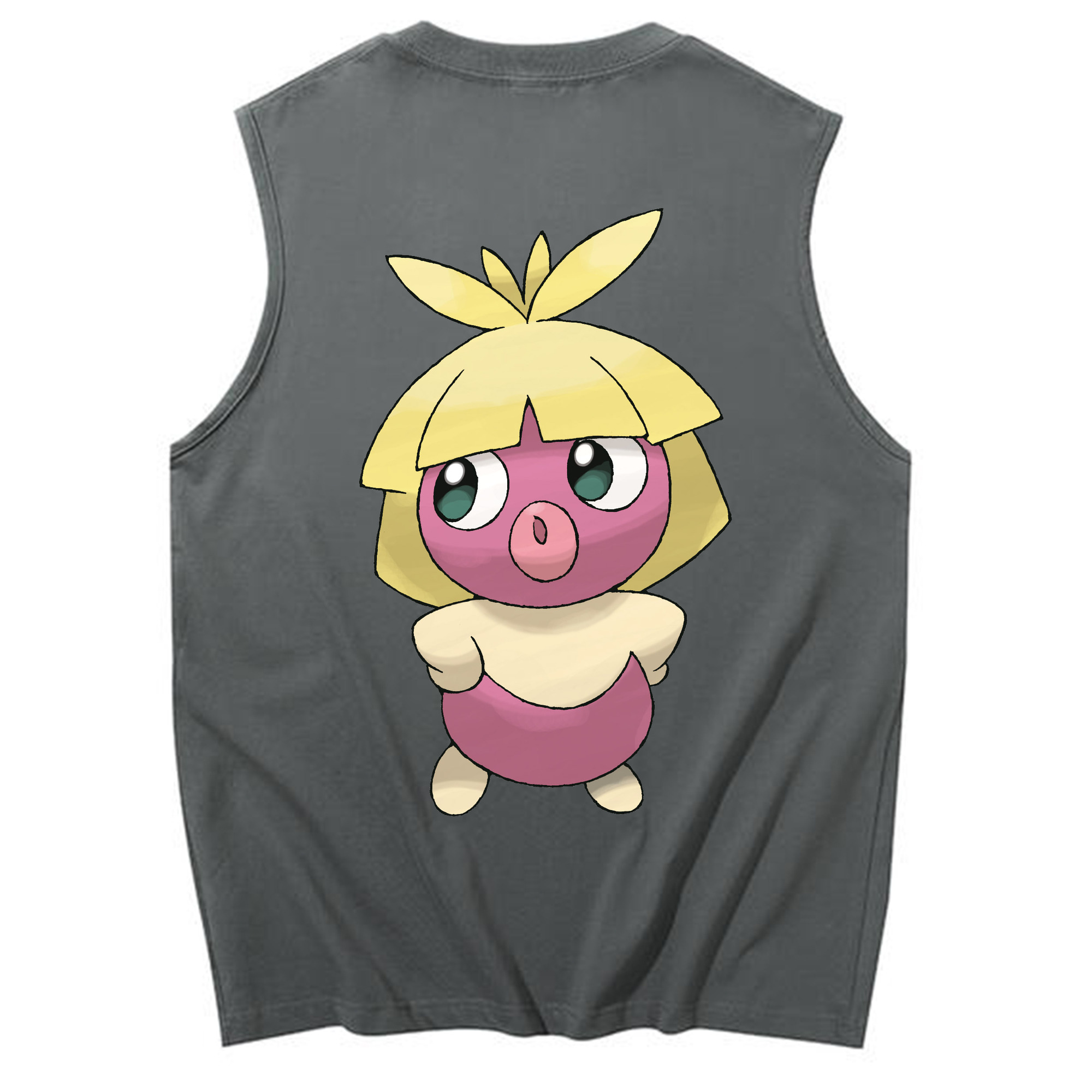（画像用） ポケットモンスター Pokémon コットン100％タンクトップ（背面プリント）